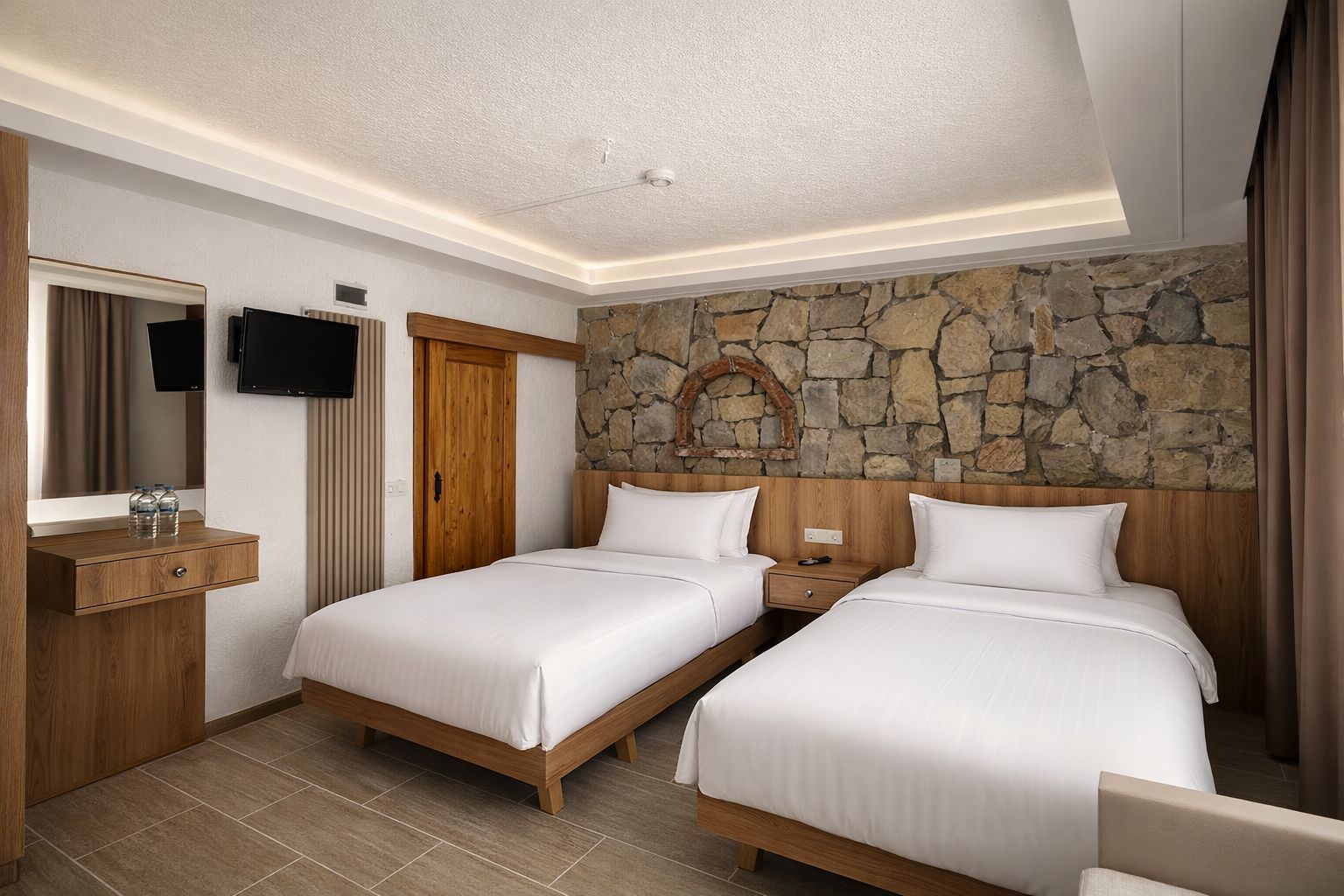 Standart Deniz Manzaralı İki Ayrı Yataklı Oda
